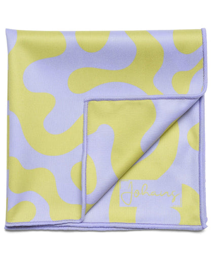 Johans® Mikrofasertuch "Pastel Swirl" - Stilvolle Reinigung für Brille & Display