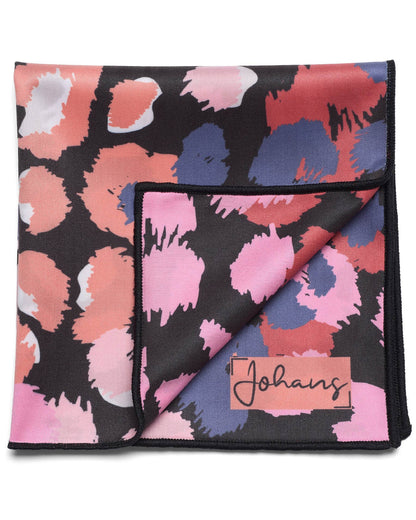 Johans® Mikrofasertuch "Pink Cheetah" - Stilvolle Reinigung für Brille & Display