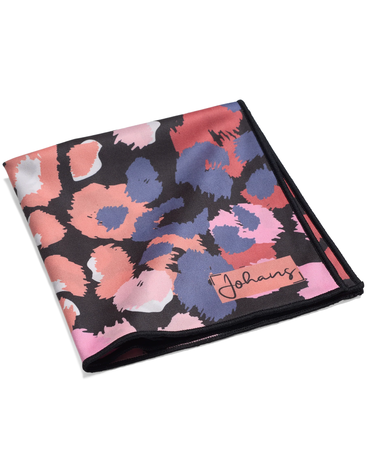 Johans® Mikrofasertuch "Pink Cheetah" - Stilvolle Reinigung für Brille & Display