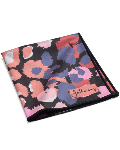 Johans® Mikrofasertuch "Pink Cheetah" - Stilvolle Reinigung für Brille & Display