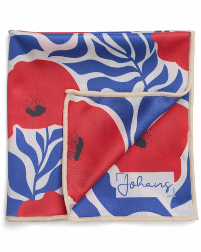 Johans® Mikrofasertuch "Poppy" - Stilvolle Reinigung für Brille & Display