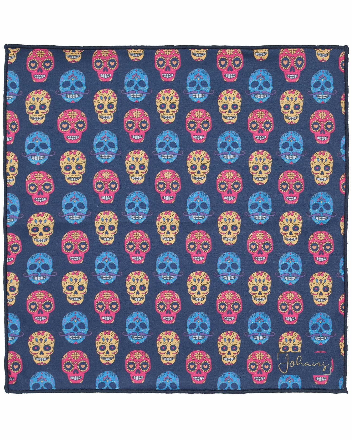 Johans® Mikrofasertuch "Skulls" - Stilvolle Reinigung für Brille & Display