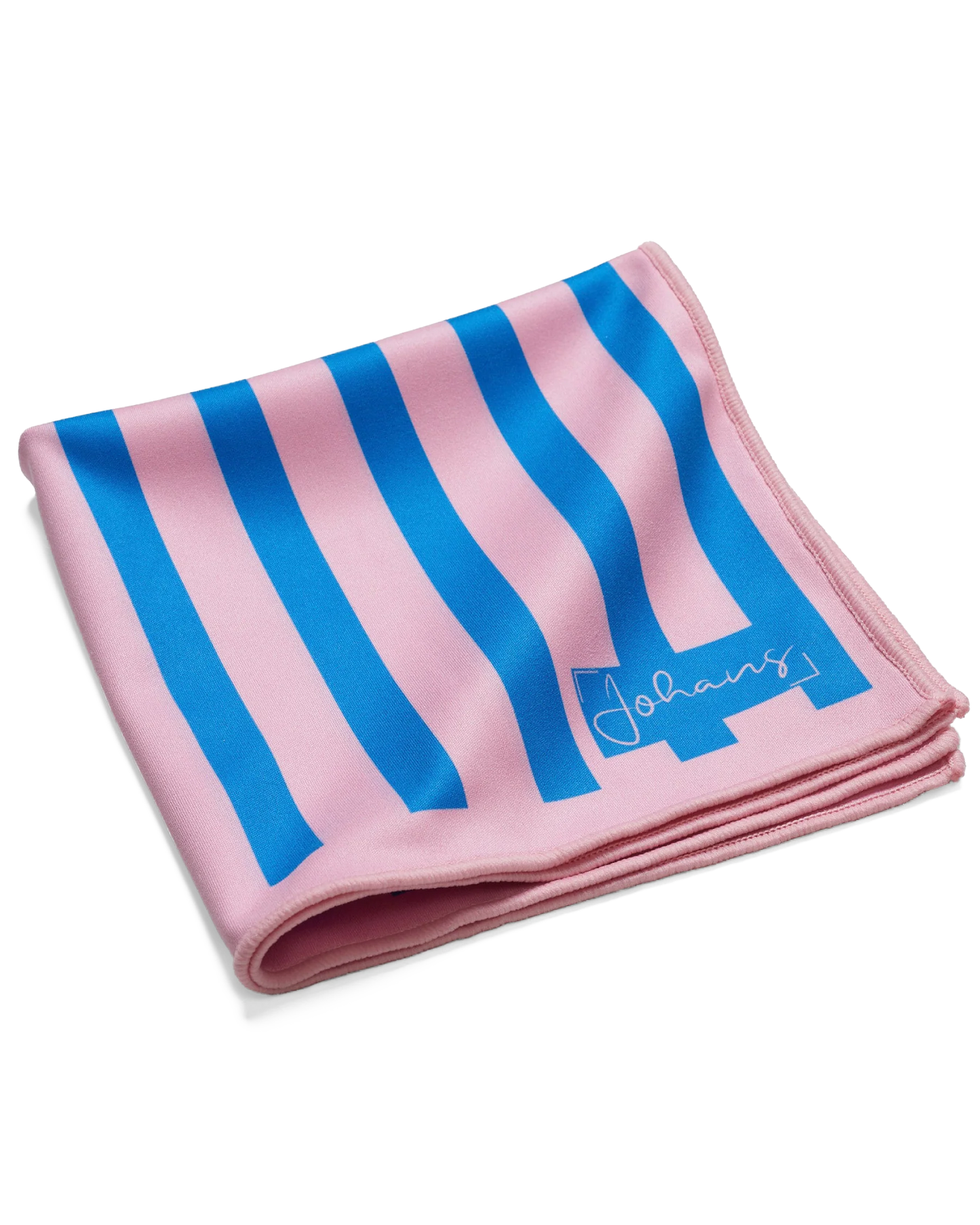 Johans® Mikrofasertuch "Stripes" - Stilvolle Reinigung für Brille & Display