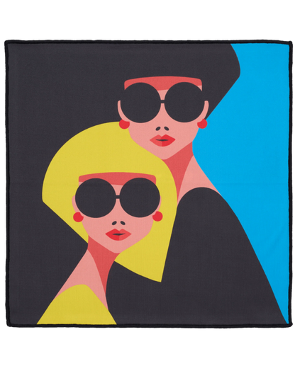 Johans® Mikrofasertuch "Twins" - Stilvolle Reinigung für Brille & Display