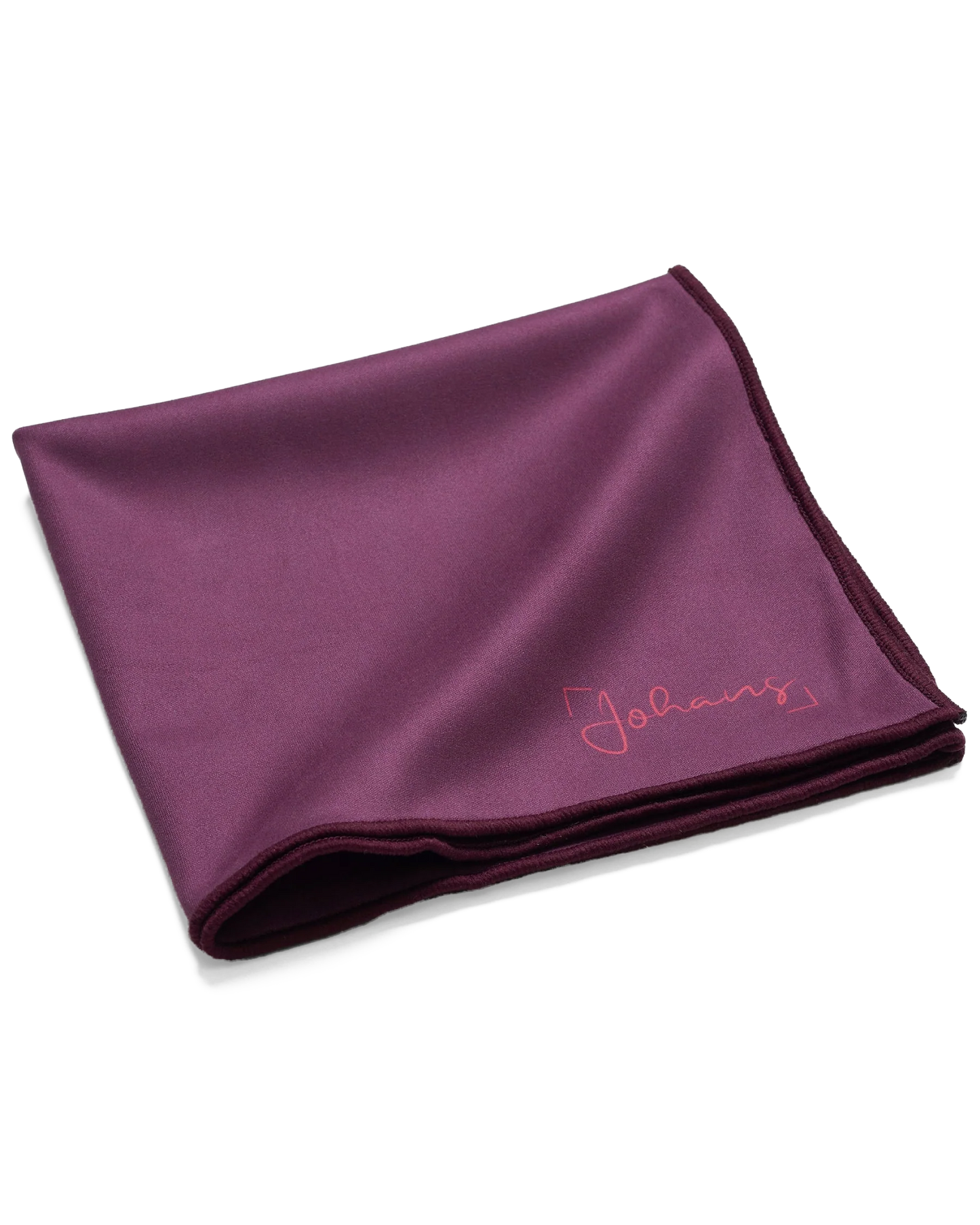 Johans® Mikrofasertuch "Burgundy" - Stilvolle Reinigung für Brille & Display