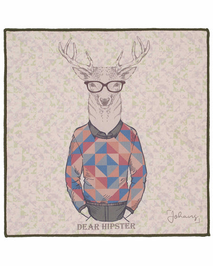 Johans® Mikrofasertuch "Hipster" - Stilvolle Reinigung für Brille & Display