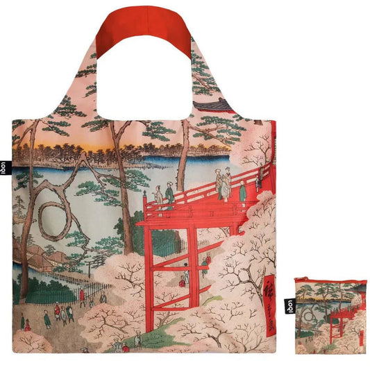 Tote Bag aus 100 % Recyclingmaterial – UTAGAWA HIROSHIGE „Kiyomizudo & Shinobazuteich“