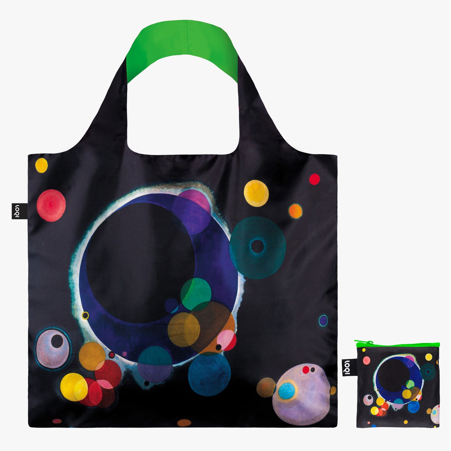 Tote Bag aus 100 % Recyclingmaterial – WASSILY KANDINSKY „Einige Kreise“