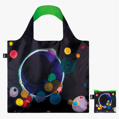 Tote Bag aus 100 % Recyclingmaterial – WASSILY KANDINSKY „Einige Kreise“