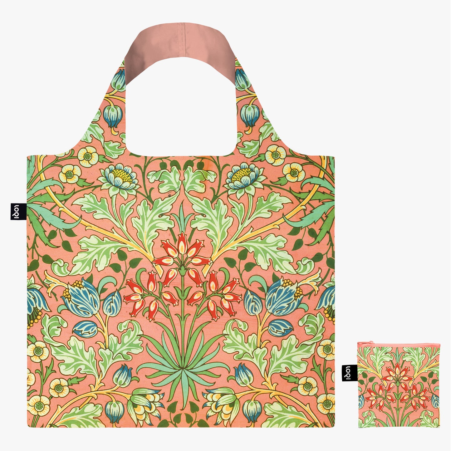 Tote Bag aus 100 % Recyclingmaterial – WILLIAM MORRIS „Hyazinthe“