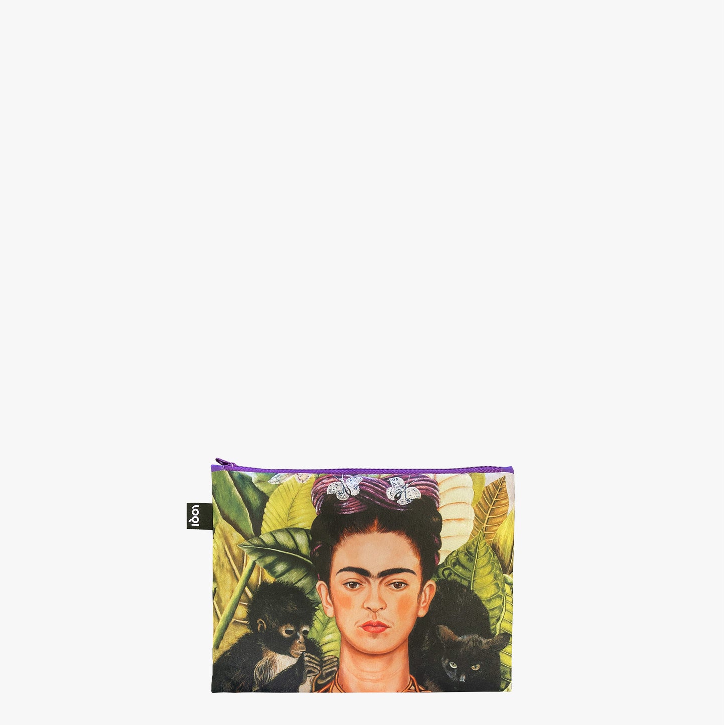 Zip Pockets Set aus 100 % Recyclingmaterial – FRIDA KAHLO „Selbstporträts“