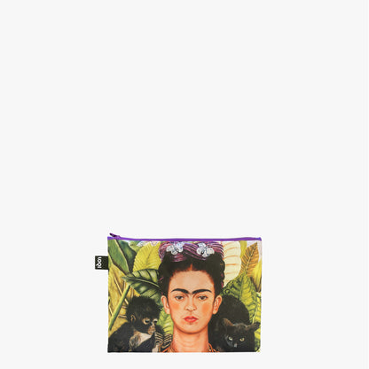 Zip Pockets Set aus 100 % Recyclingmaterial – FRIDA KAHLO „Selbstporträts“