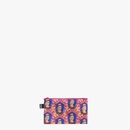 Zip Pockets Set aus 100 % Recyclingmaterial – FRIDA KAHLO „Selbstporträts“
