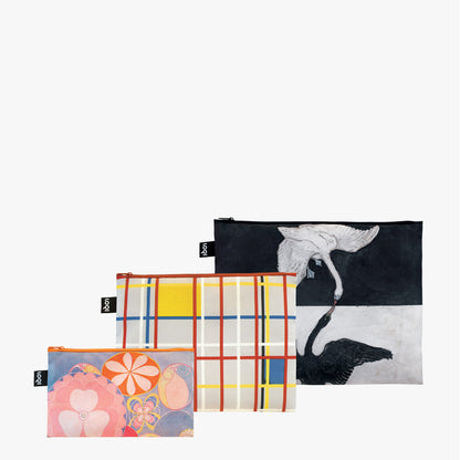 Zip Pockets Set aus 100 % Recyclingmaterial – KLINT & MONDRIAN