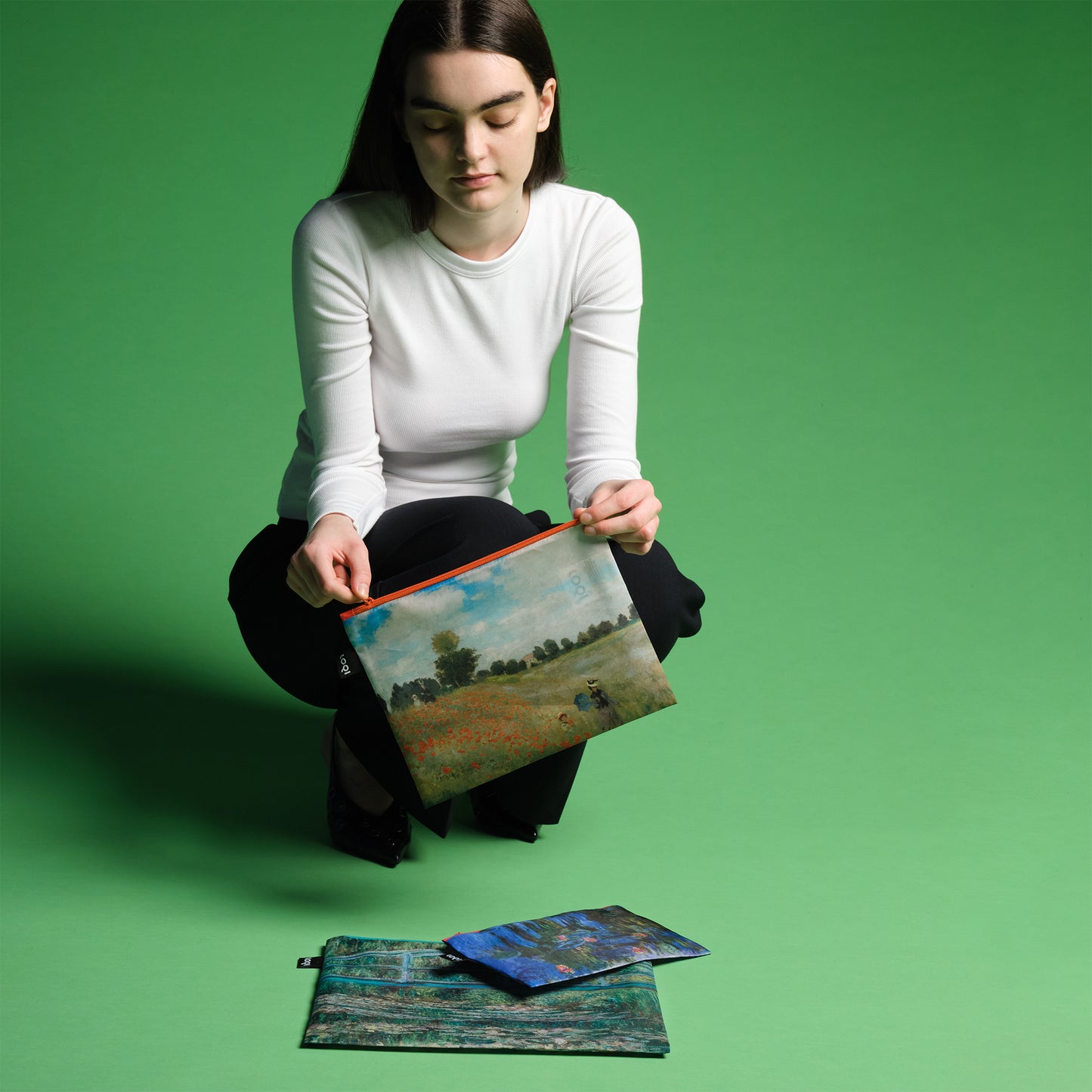 Zip Pockets Set aus 100 % Recyclingmaterial – CLAUDE MONET