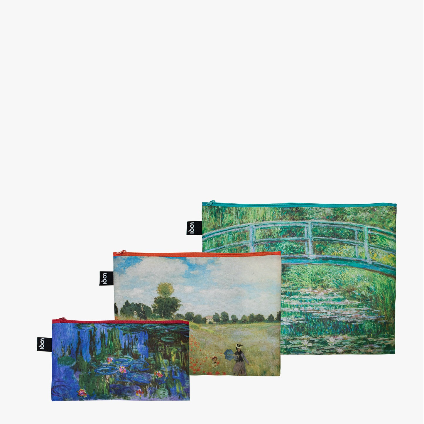Zip Pockets Set aus 100 % Recyclingmaterial – CLAUDE MONET