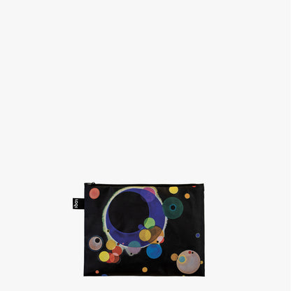 Zip Pockets Set aus 100 % Recyclingmaterial – MONDRIAN, KANDINSKY & DELAUNAY