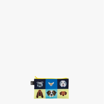 Zip Pockets Set aus 100 % Recyclingmaterial – STEPHEN CHEETHAM „Hunde & Katzen“