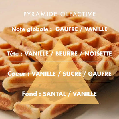 Duftkerze „Waffel“ Winter-Edition – weitere Produktansicht 3